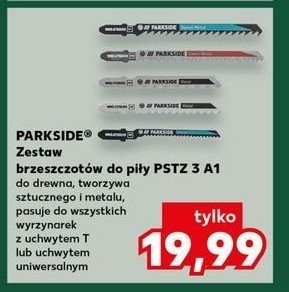 Zestaw brzeszczotów do metalu Parkside promocja