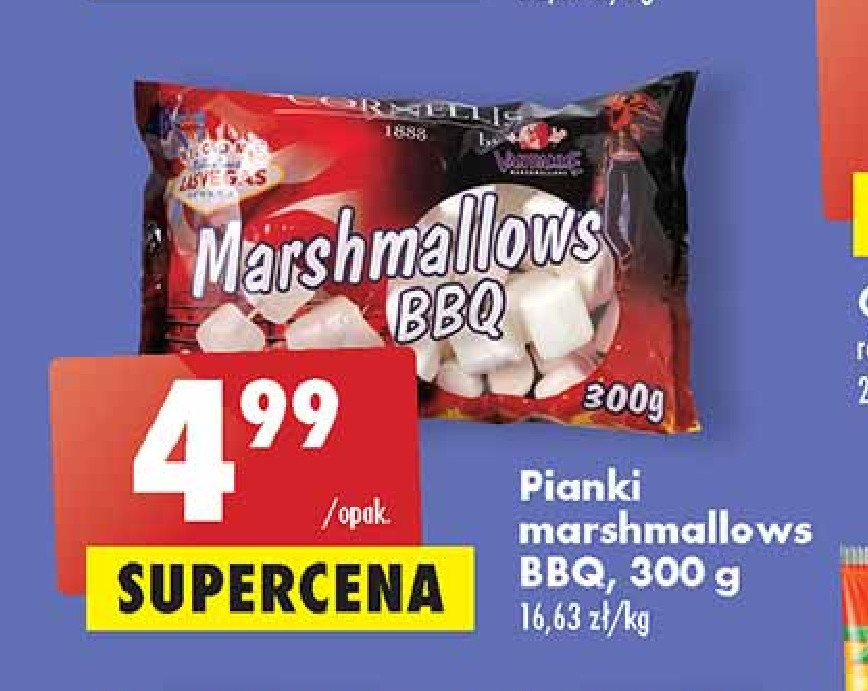 Pianki marshmallows barbecue promocja