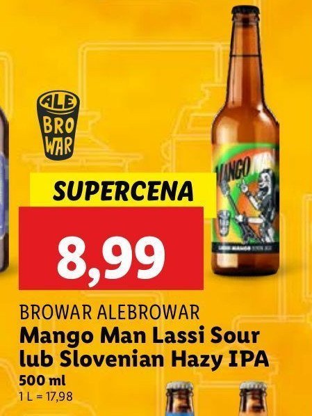 Piwo mango man lassi sour ALE BROWAR promocja