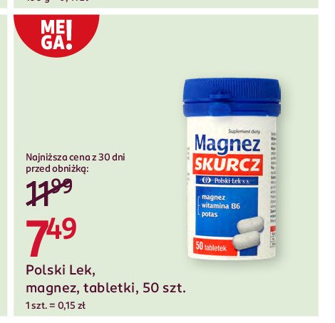 Magnez-skurcz Polski lek promocja w Rossmann