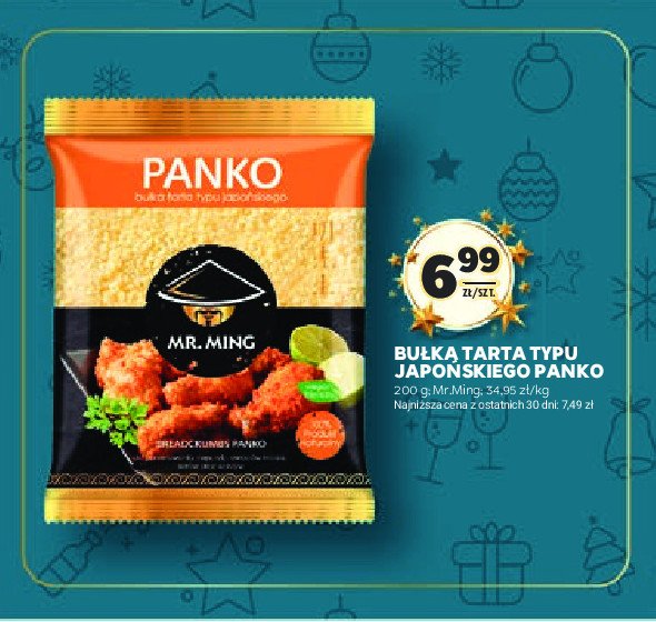 Bułka tarta typu japońskiego panko Mr. ming promocja