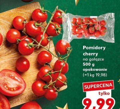 Pomidory cherry na gałązce 500 g opakowanie promocja w Kaufland