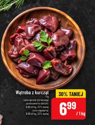 Wątroba z kurczat promocja w POLOmarket
