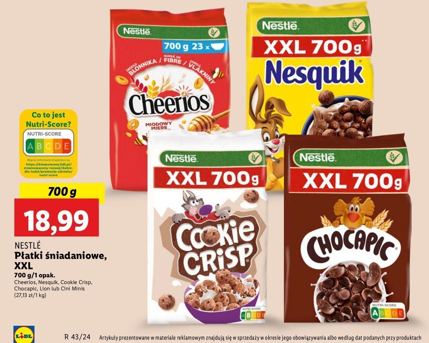 Płątki śniadaniowe Cookie crisp promocja