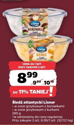 Śledź atlantycki w sosie grzybowym z borowikami promocja w Netto