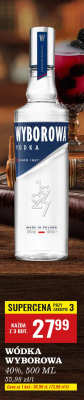 Wódka WYBOROWA, 500 ML promocja w Biedronka