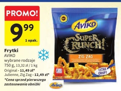 Frytki Aviko Super Crunch promocja w Intermarche
