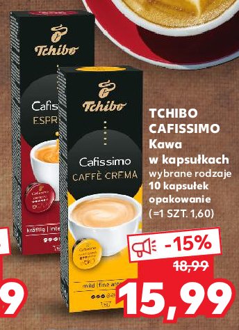 Kawa caffe crema Tchibo cafissimo Tchibo cafe promocje