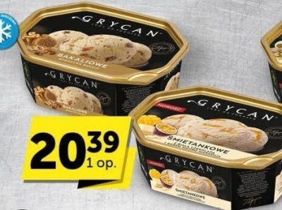 Lody Grycan wybrane rodzaje promocja w ABC