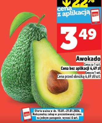 Awokado promocja w TOPAZ
