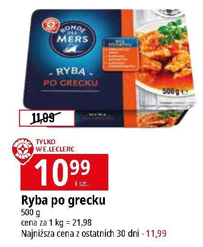 Ryba po grecku Wiodąca marka ronde des mers promocja