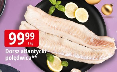 Dorsz atlantycki poledwica promocja w Leclerc