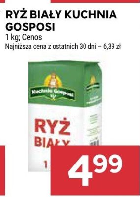 Ryż biały Kuchnia Gosposi Cenos promocja w Stokrotka