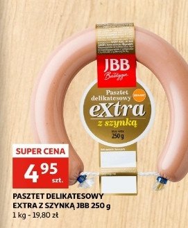 Pasztet delikatesowy extra z szynką Jbb bałdyga promocja