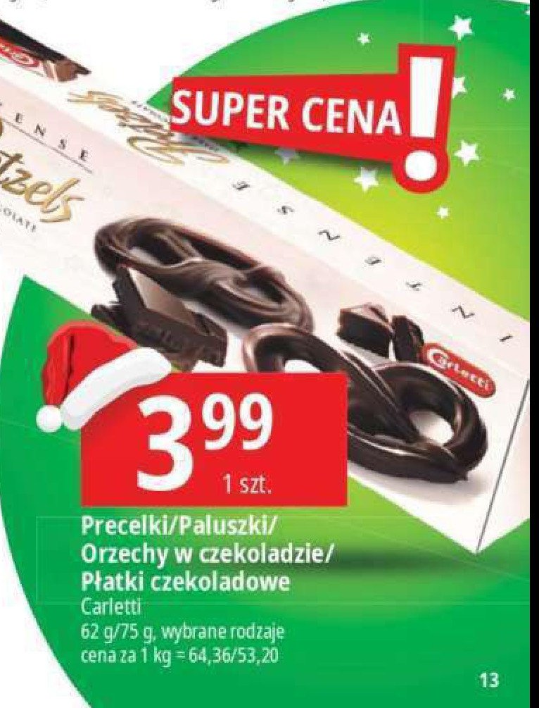 Czekoladki z orzechami Carletti promocja