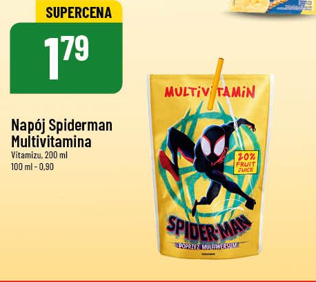 Napój multiwitamina spiderman Vitamizu promocja