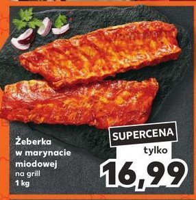 Żeberka w marynacie miodowej promocja