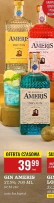 Gin Ameris Grapefruit promocja w Biedronka