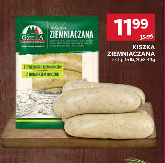 Kiszka ziemniaczana Gzella promocja w Stokrotka