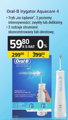Irygator Oral-b aquacare 4 promocja