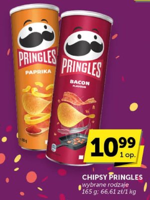 Chipsy Pringles wybrane rodzaje promocja w ABC