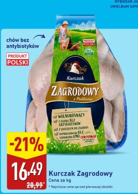 Kurczak Zagrodowy promocja w Aldi