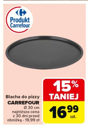 Blacha do pizzy 30 cm Carrefour promocja w Carrefour Market