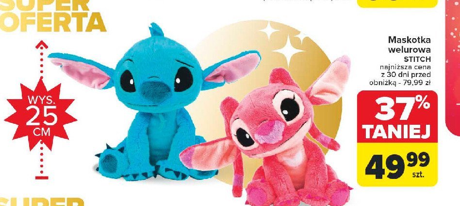 Maskotka stich promocja w Carrefour