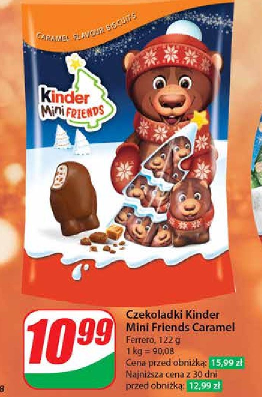 Ciastka mini friends Kinder promocja