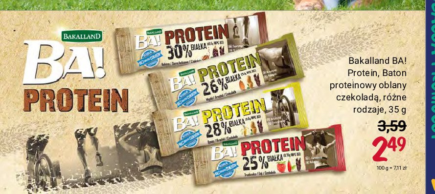 Baton protein 25% Bakalland ba! protein promocja