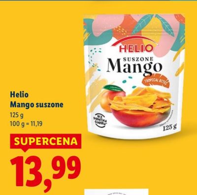Mango suszone Helio promocja w Lidl