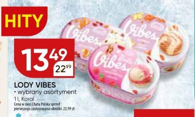 Lody Vibes promocja w Chata Polska
