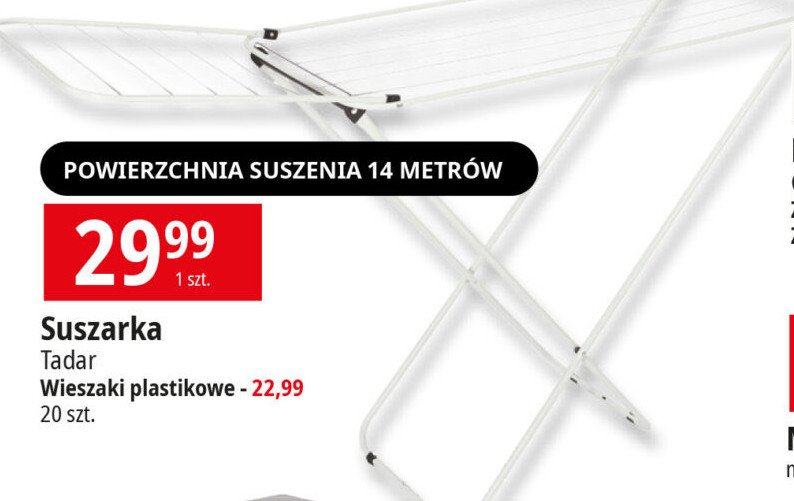 Wieszaki plastikowe promocja w Leclerc