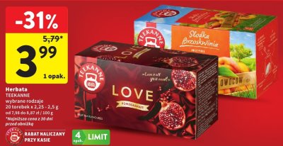 Herbata promocja w Intermarche