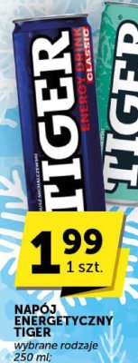 Napój energetyczny Tiger promocja w Groszek