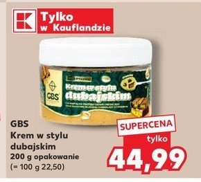 Krem w stylu dubajskim Gbs promocja