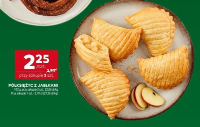 Ciastko półksiężyc z jabłkami promocja w Stokrotka