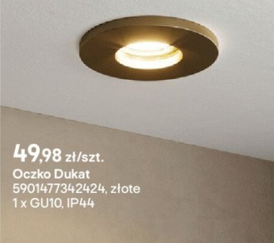 Oczko Dukat złote promocja w Castorama