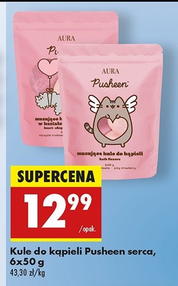 Kule do kąpieli pusheen AURA promocja