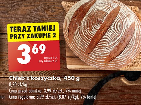 Chleb do koszyczka promocja