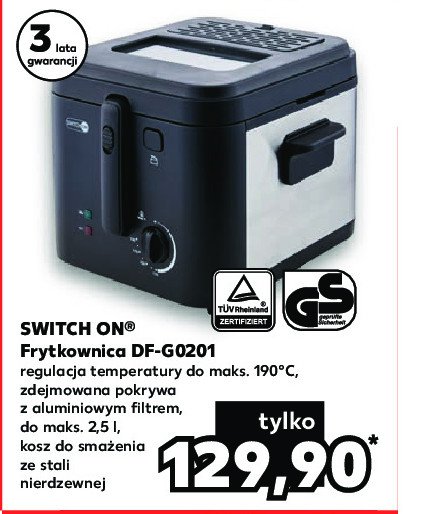 Frytkownica df-e0201 Switch on promocja