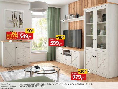 Komoda KOM1D4S Frija promocja w Black Red White