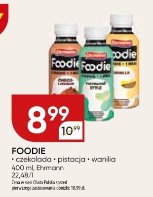 Foodie czekolada, pistacja, wanilia promocja w Chata Polska