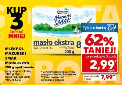 Masło promocja w Kaufland