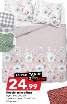 Pościel mikrofibra promocja w Bricomarche