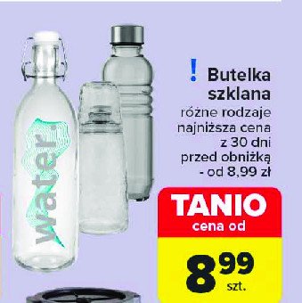 Butelka szklana promocja