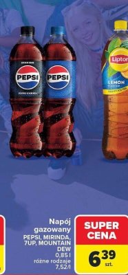 Napój na bazie herbaty LIPTON 1,5 l promocja w Carrefour