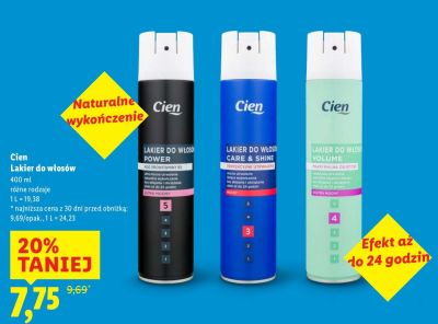 Lakier do włosów  różne rodzaje promocja w Lidl