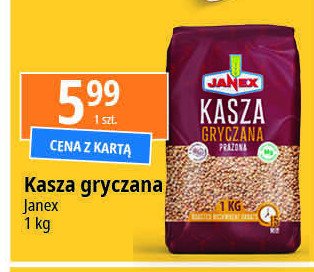 Kasza gryczana Janex promocja