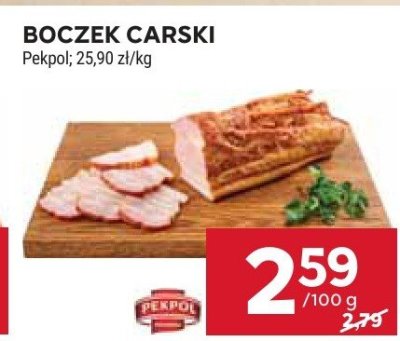 Boczek carski  promocja w Stokrotka